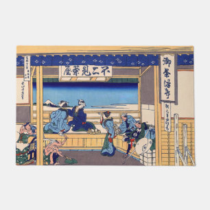 Felpudo Katsushika Hokusai - Yoshida en Tokaido