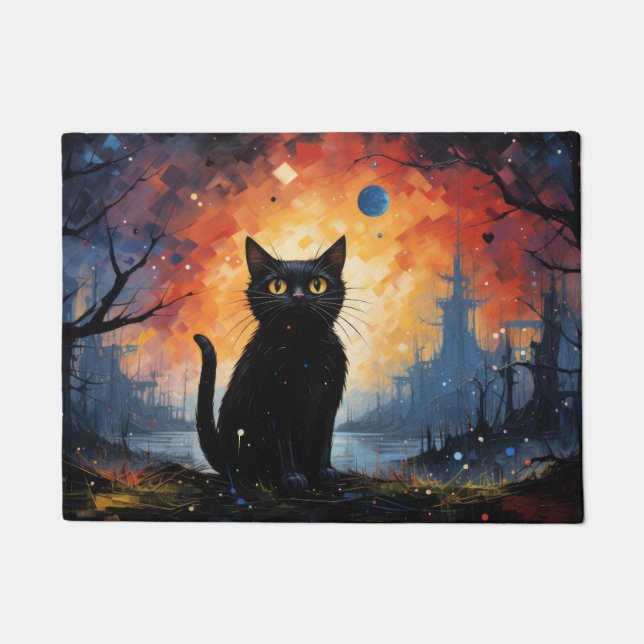 Felpudo Katze Fußmatte, Katze Matte, Fußabtreter, Türmatte (Anverso)