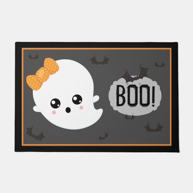 Felpudo Kawaii Ghost Halloween (Anverso)