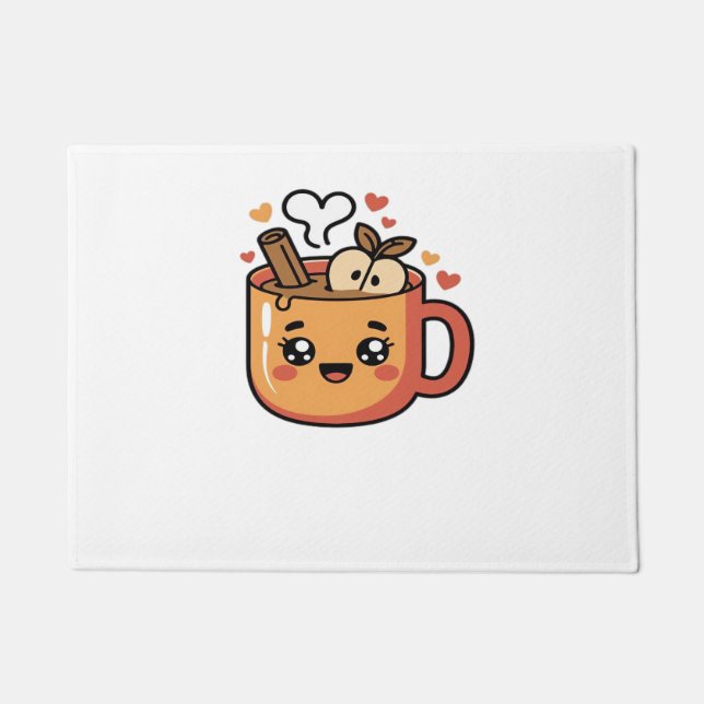 Felpudo kawaii otoño tea Classic T-Shirt (Anverso)