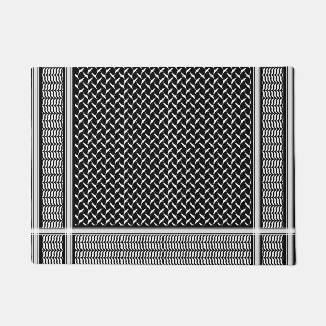 Felpudo Keffiyeh palestino (Anverso)