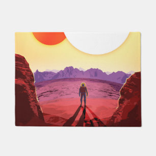 Felpudo Kepler Space Travel Destination Planet Adventure