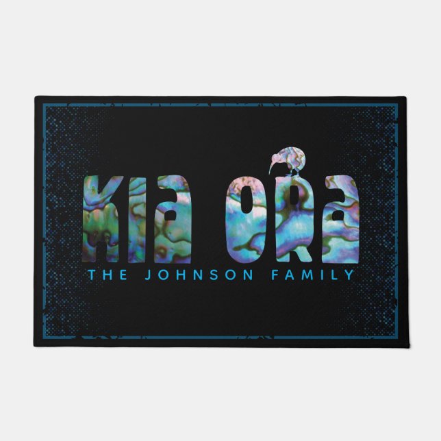FELPUDO KIA ORA KIWI GREETING DOORMAT (Anverso)