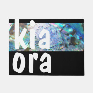 FELPUDO KIA ORA NUEVA ZELANDIA PAUA BLACK MAORI NZ KIWI
