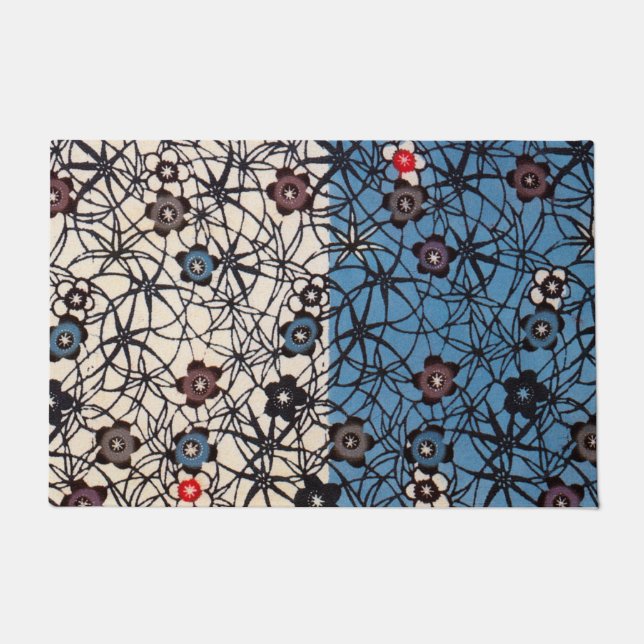 Felpudo Kimono japonés Vintage Textil (Bingata) (Anverso)