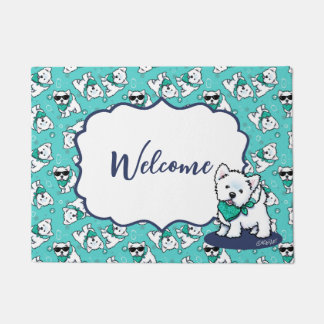 Felpudo KiniArt Cutieface Westies Doormat