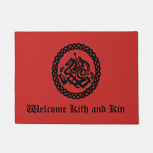 Felpudo Kith y silueta de Odin de los parentescos