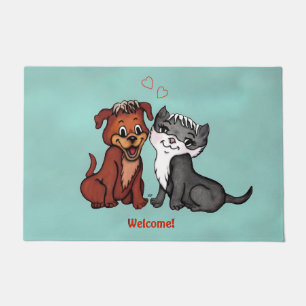 Felpudo Kitty y Puppy