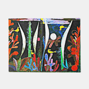 Felpudo Klee - Paisaje con aves amarillas