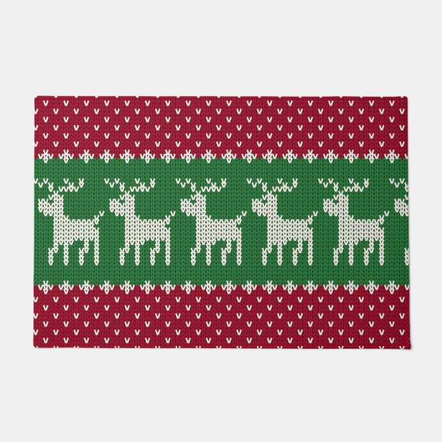 Felpudo Knit de vacaciones No. 01 (Anverso)