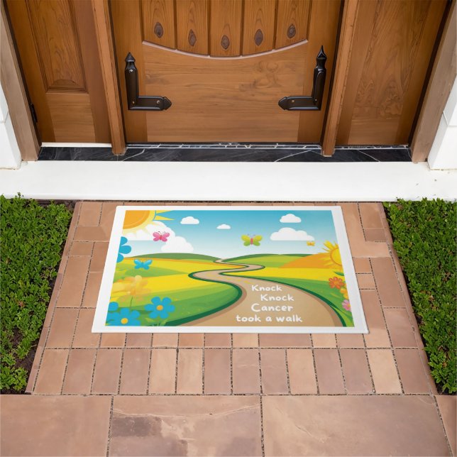 Felpudo "Knock, Knock" Artsy Doormat (Exterior)