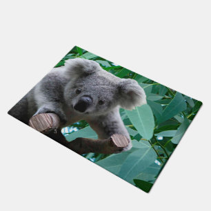 Felpudo Koala y eucalipto