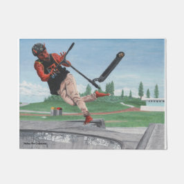 Felpudo Kobold Scooter Tricks Fantasy Art Doormat