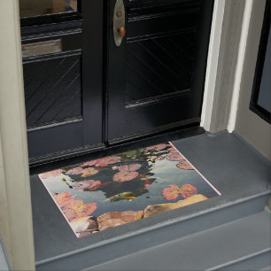 Felpudo Koi y Waterlily Pads Door Mat