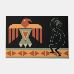 Felpudo Kokopelli, nativo americano del sudoeste de Kokope