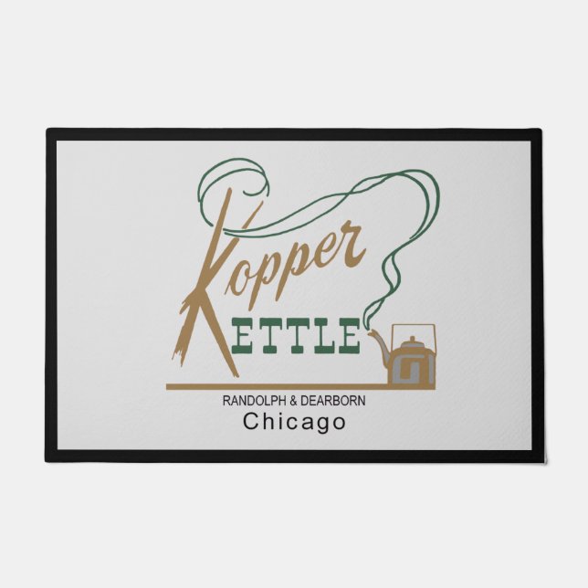 Felpudo Kopper Kettle Restaurant, Chicago, IL (Anverso)
