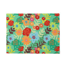 La acuarela colorida florece floral fino