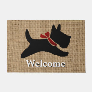 Felpudo La arpillera de Terrier del escocés personaliza