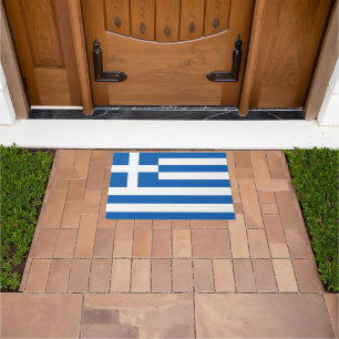Felpudo La bandera de Grecia