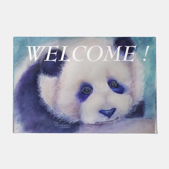 FELPUDO LA BIENVENIDA DE PANDA (Anverso)