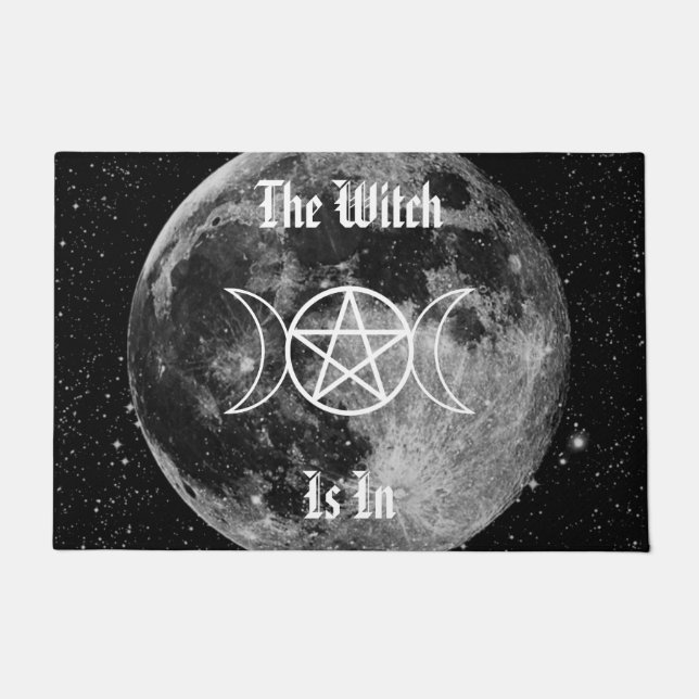 Felpudo La Bruja está adentro (Anverso)