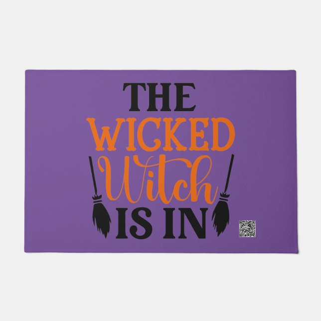 Felpudo La Bruja Malvada Está (Anverso)