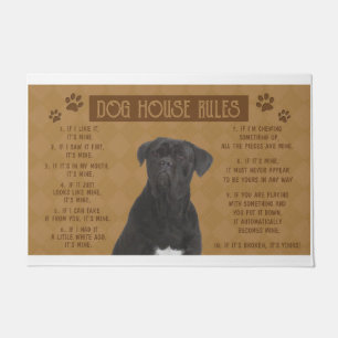 Felpudo La cane Corso Dog House regula, si se rompe, eres 