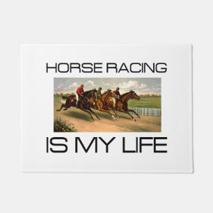 Felpudo La carrera de caballos SUPERIOR es mi vida