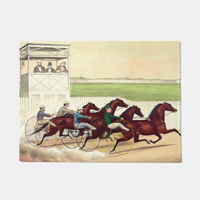 Felpudo La carrera de caballos SUPERIOR es mi vida (Anverso)