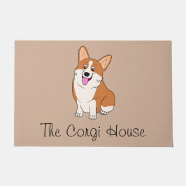 Felpudo La casa sonriente del Corgi
