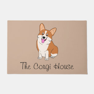 Felpudo La casa sonriente del Corgi