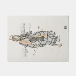 Felpudo La Cazadora (por Ann Macbeth)