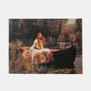 Felpudo La dama de Shalott - John William Waterhouse