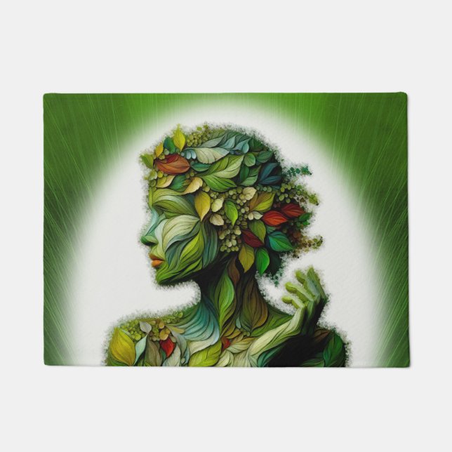 Felpudo La Dama Verde (Anverso)