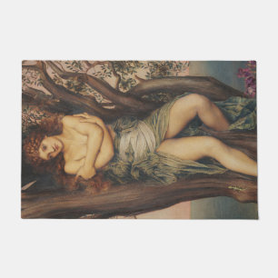 Felpudo La Dríada (Ninfa del Árbol) (por Evelyn De Morgan)