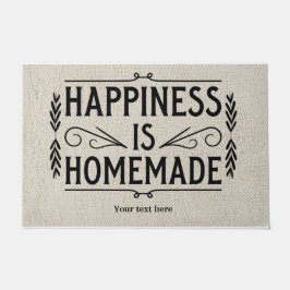 Felpudo La felicidad es un doormat casero