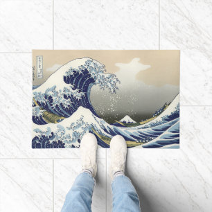 Felpudo La gran ola del Kanagawa Katsushika Hokusai