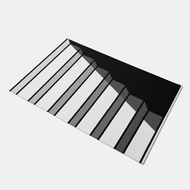Felpudo La ilusión óptica camina escalera (Angular)