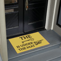 La Llave Está Debajo De La Mat De Bienvenida