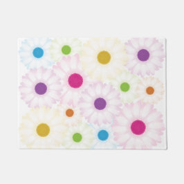 Felpudo La margarita puntea la estera de puerta