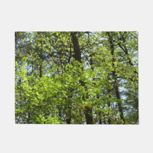 Felpudo La naturaleza de las hojas de arce de primavera