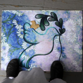 Felpudo La paloma de la esperanza y la paz