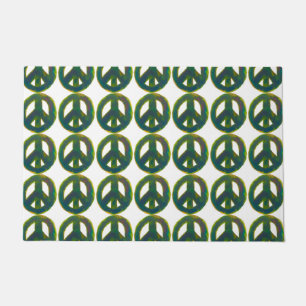 Felpudo La paz en el Doormat de los Verdes