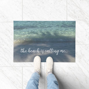 Felpudo La playa me llama paraíso tropical