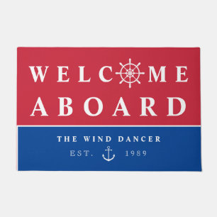 Felpudo La recepción náutica a bordo añade el barco