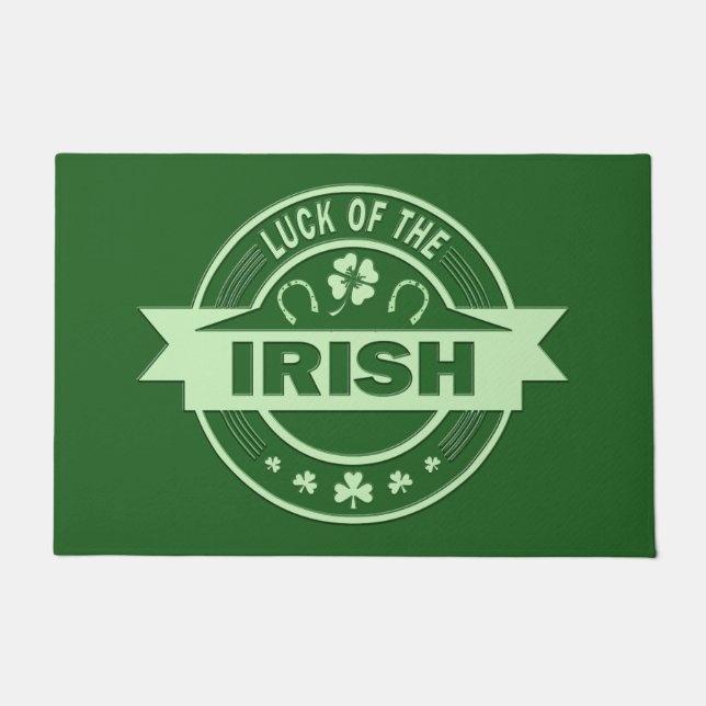 Felpudo La suerte del día irlandés del San Patricio (Anverso)
