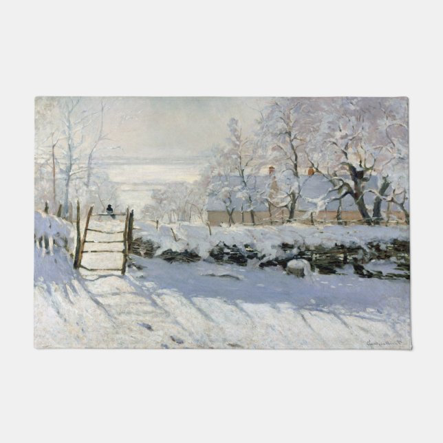 Felpudo La urraca, Monet (Anverso)