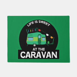 Felpudo La Vida Es Dulce EN La Caravana Regalos Divertidos