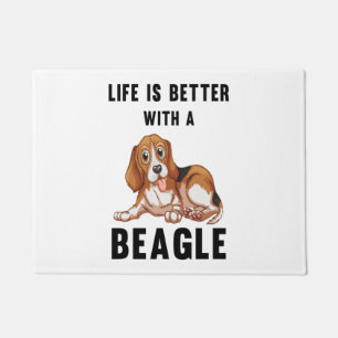 Felpudo La vida es mejor con un Beagle