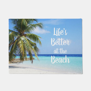 Felpudo La vida es mejor en la playa